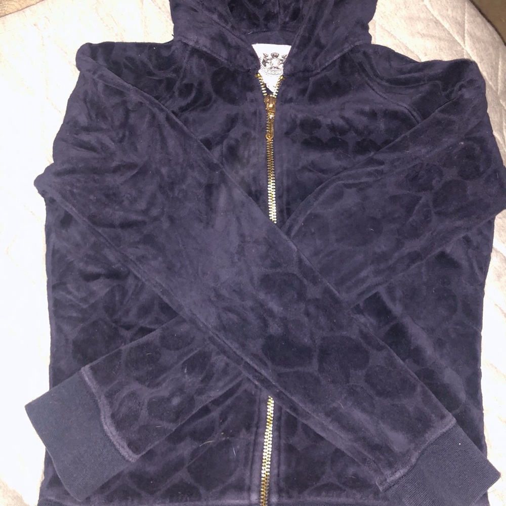 Girls juicy velour sweat outfit